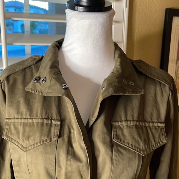 Simply Vera Wang Military Style Jacket/Trench Coat, SZ S - Picture 5 of 9